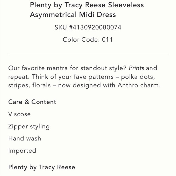 Plenty by Tracy Reese Asymmetric Shift Dress Patchwork Satin Floral Size M NWT - Picture 12 of 12